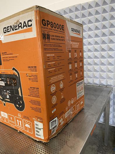 Generac GP8000E Electric Start Portable Generator 8000W COsense Technology