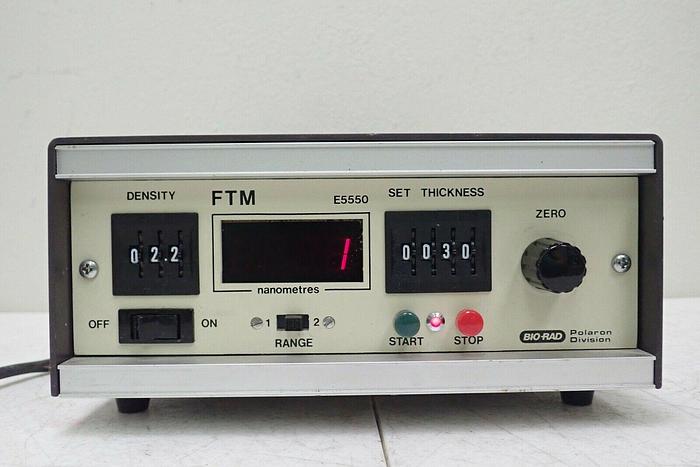 Used Bio-Rad Polaron Division E5550 FTM Film Thickness Monitor