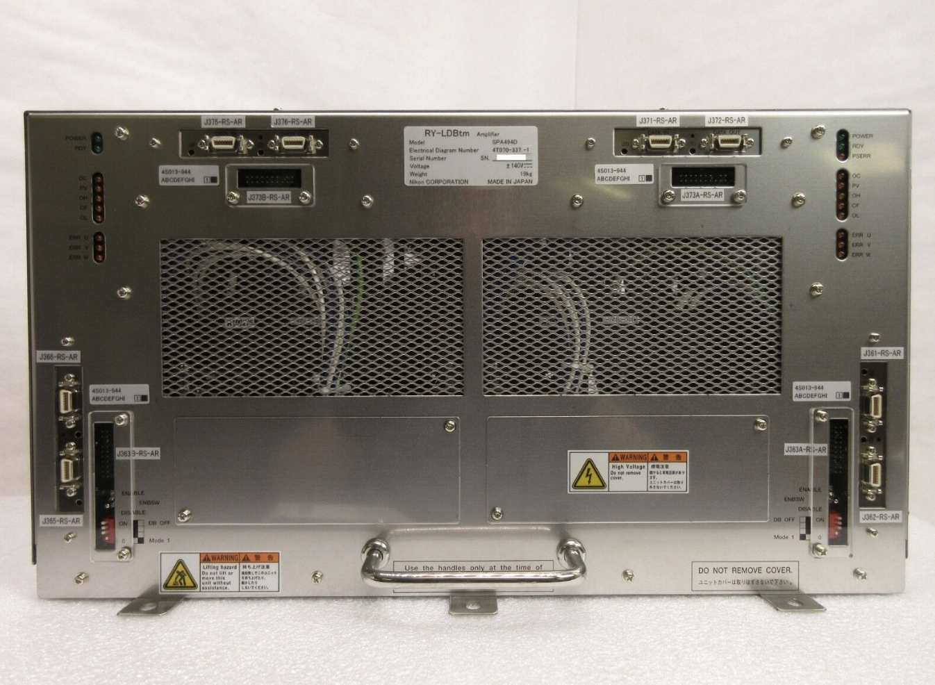 Used Nikon 4T070-337-1 RY-LDBtm Amplifier SPA494D NSR-S620D ArF Immersion Used