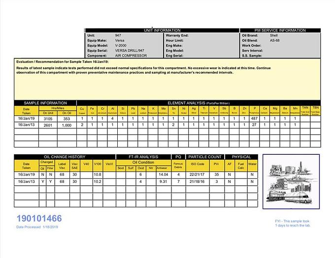 Used 2011 Versa Drill V2000NG Drill Rig