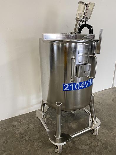 Used Precision  500 Liter Stainless Steel Mixing Tank w/ PharMix Agitator & Controller