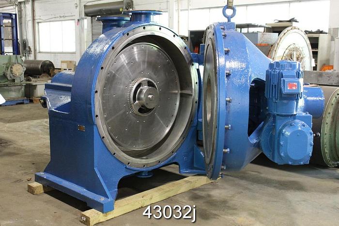 Refurbished Beloit DD4600 Disc Refiner, 42/46", With Splined Rotor #43032