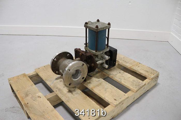 Used Neles Jamesbury 3" Control Ball Valve #34181