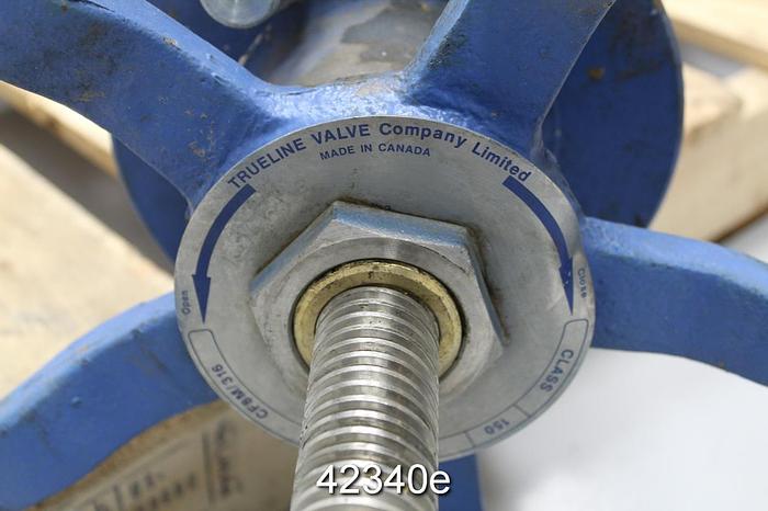 Used True Line 20" Hand Operated Knife Gate Valve #42340