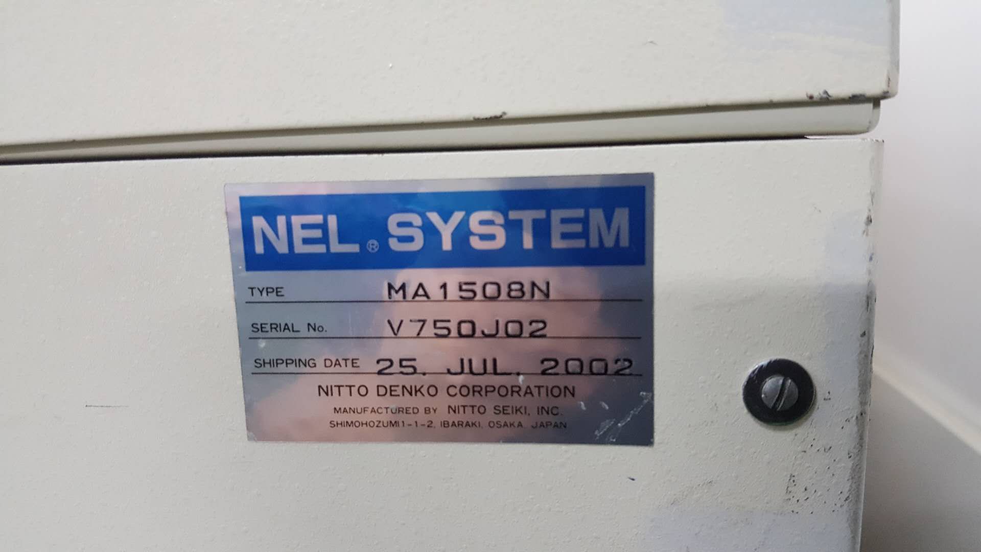 Used 2002 NITTO  MA1508N wafer mounter