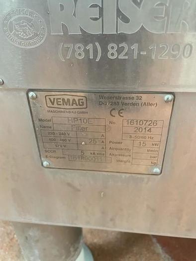 Used 2014 Vemag Continuous Vacuum Stuffer, Md #HP 10E & Vemag Ball Control, BC235 Portioning System HP10E & BC 235
