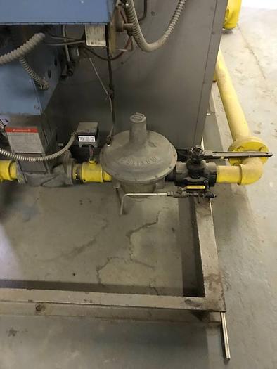 Used 165 HP Bryan Flexible Tube 50 PSI Steam Boiler 1988 Model RV550-W-FDG