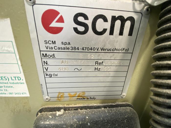 Used SCM S52 Thickness Planer