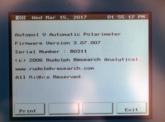 Used Rudolph  Autopol V