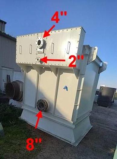 Used Heat Exchanger, Air-Fin Tube, 1200 deg F, Canon Boiler Works #S744456