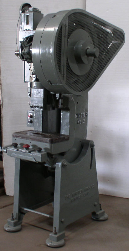 Used 16 Ton Minster #2 O.B.I. Press