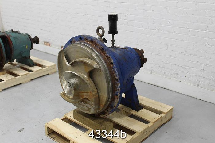 Used Goulds 3175 Pump Power End, 2/4-Vane 22" Stainless Steel Impeller #43344