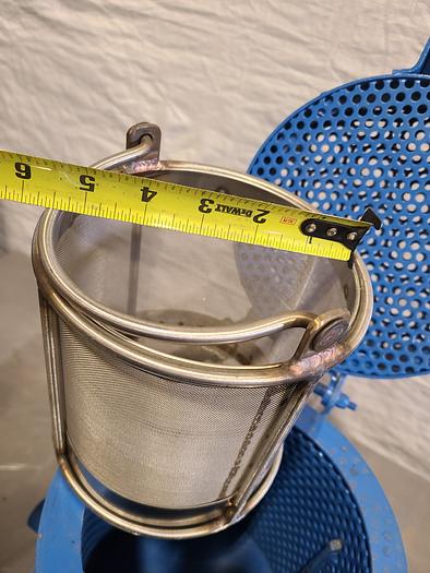 Used Nobles Tabletop Spin Dryer Chip Spinner 110V with basket Dry Metal Parts