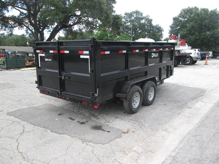 Used 2021 Delco 16' Tandem Axle Dump Trailer