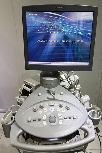 Gebraucht Siemens Acuson Antares Premium Edition 10032746 Ultraschallgerät Flachbildmonitor 5 Sonden Drucker