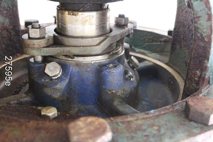 Used Goulds 3175 Goulds 3175 M, 10X12X18, 4 Vane Impeller, 17" Impeller Diameter, Stainless Steel Impeller, Stainless Steel Casing, Stainless Steel Stuffing Box, Stainless Steel Suction Side Plate, Packing. #27595