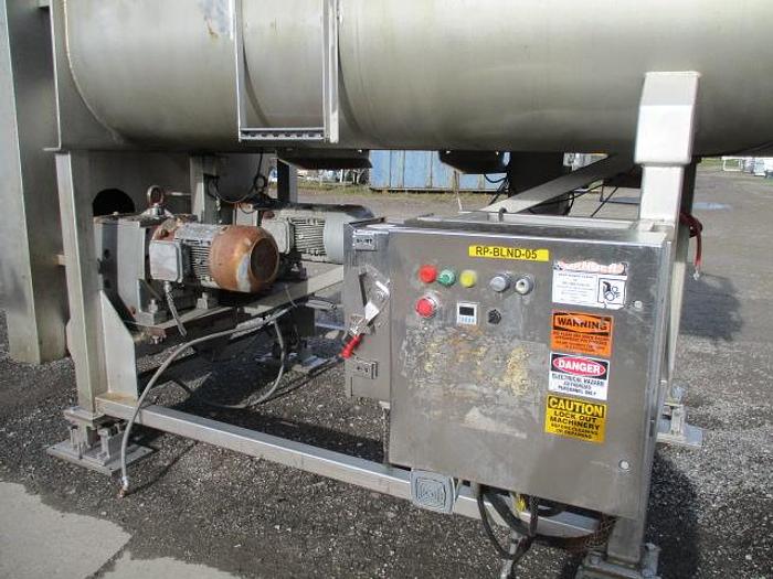 Used AMFEC Twin Shaft Paddle Blender, Md#510, 6000Lbs Capacity