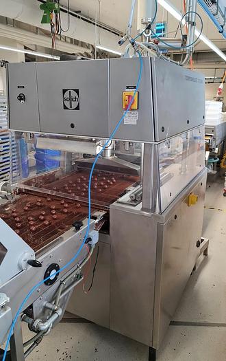 Gebraucht gebr. Überziehmaschine SOLLICH Type TTS-620, Baujahr 2000.