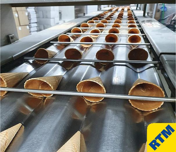 Used Rolled Wafer Cone Oven