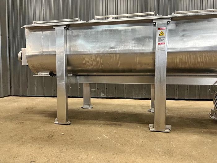 Used USED DEMACO STAINLESS STEEL DOUBLE PADDLE BLENDER, 30 CUBIC FEET