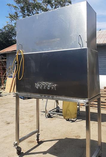 Used Cabinet, Glove Box, Isolator, Flanders, Stainless Steel, 59" x 24" x 28" #S744729