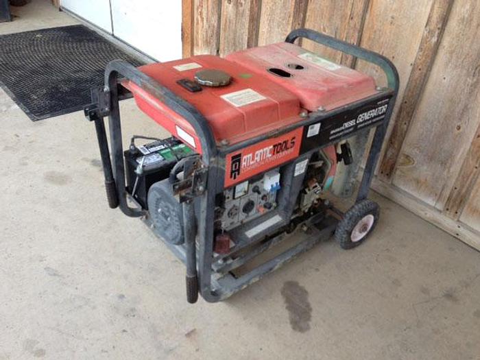 Used Atlantic Tools 7500 Diesel Generator