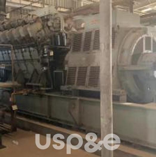 Used 12 MW 1997 Used Mitsubishi 16KU30A HFO Generator Sets