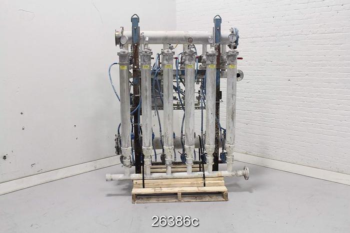 Used Aes Canister Filter, 6 Canister, 0.006" Slots, Automatic Backwash #26386