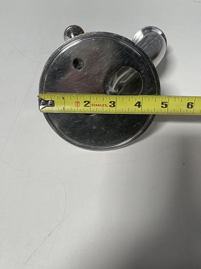 Used ITT Sherotec 5" End Cap w/ 2" and 1" Port