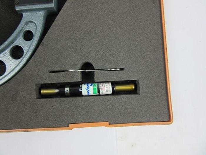 Used MITUTOYO Digit Outside Micrometer, 100-125 mm, .01 mm with case