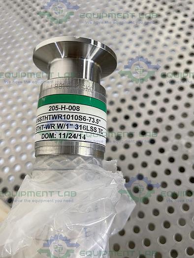 Sani Tech  STHT-R-HD-0750 96" Silicone Hose w/ 1" Sanitary Fitting