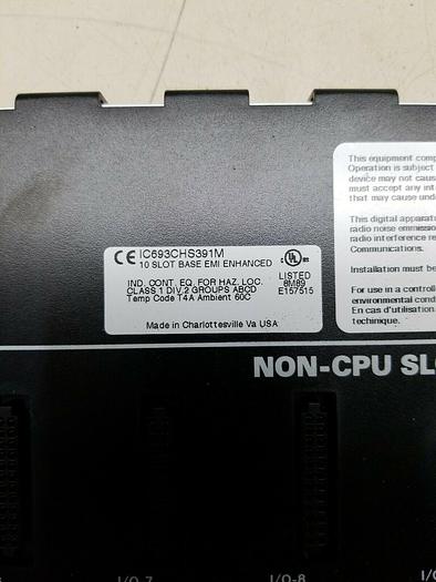 Used GE FANUC IC693CHS391M