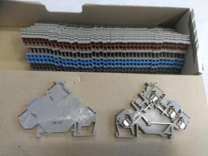 1400 Durchgangsklemmen, Reihenklemmen + Zubehör, , neu -70%