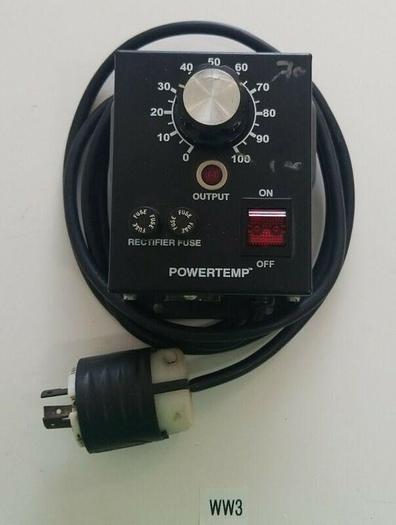 Used *PREOWNED* POWERTEMP PT2415 HEAT CONTROL W/ 2 GBB 15A FUSES 15AMPS 240VAC