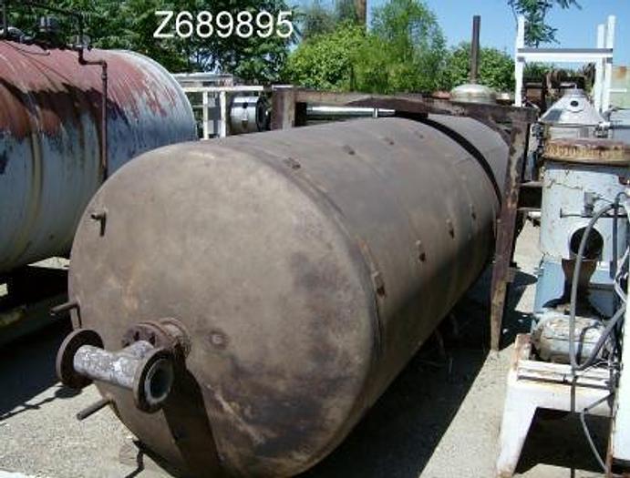 Used Tank, 2,000 Gallon, S/st, 5' X 13'9", 3 HP Agit, PK, #Z689895