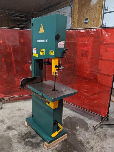 Used Bridgewood PBS 540 20'' Bandsaw
