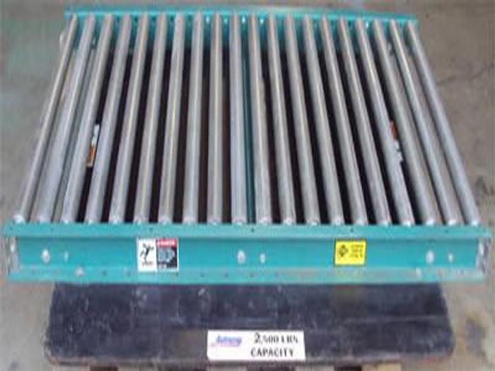 Used Autoquip Manual Turntable w/ ACS Conveyor