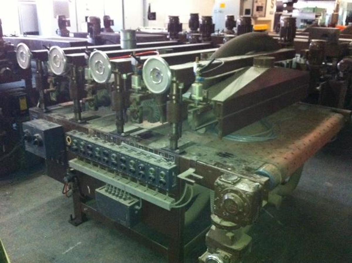 Used Distributor brushing machine Bürkle 4 brushes