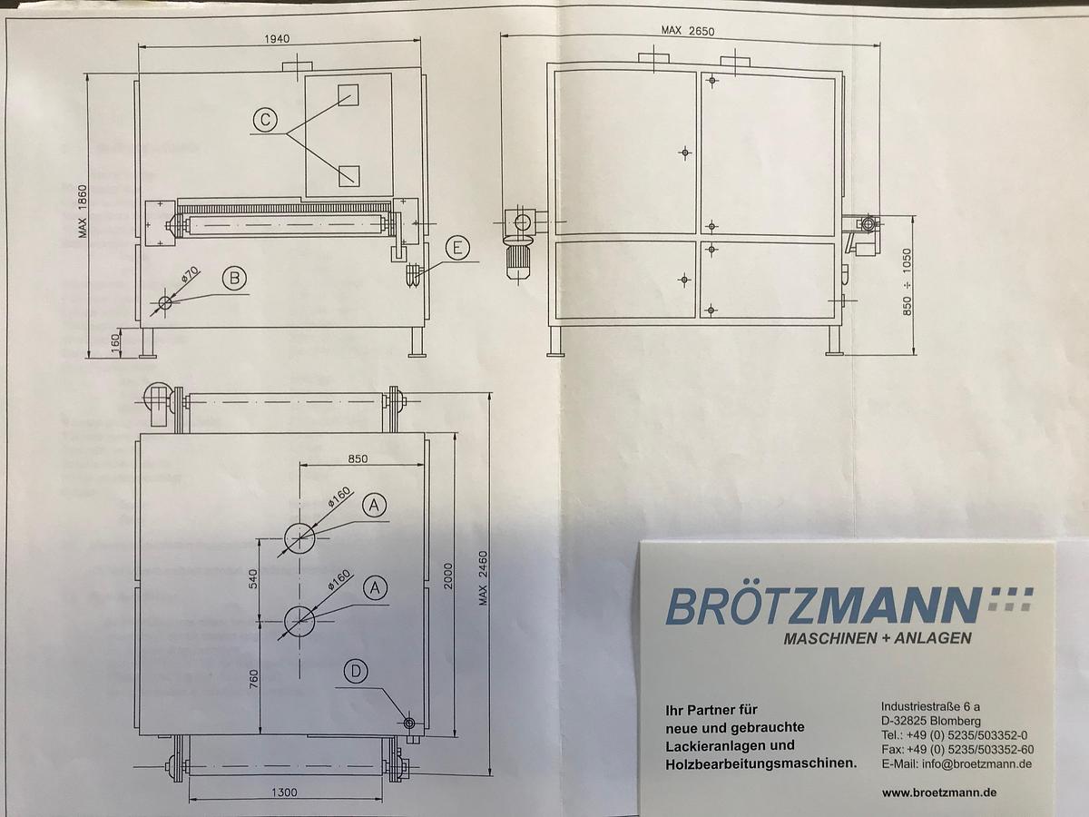 Gebraucht Bürstenschleifmaschine Wikoma SP-3-300/1800-30