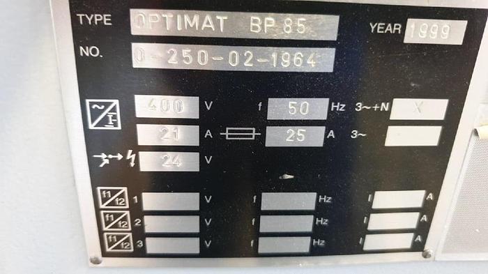 Used CNC apdirbimo centras Weeke OPTIMAT BP 85