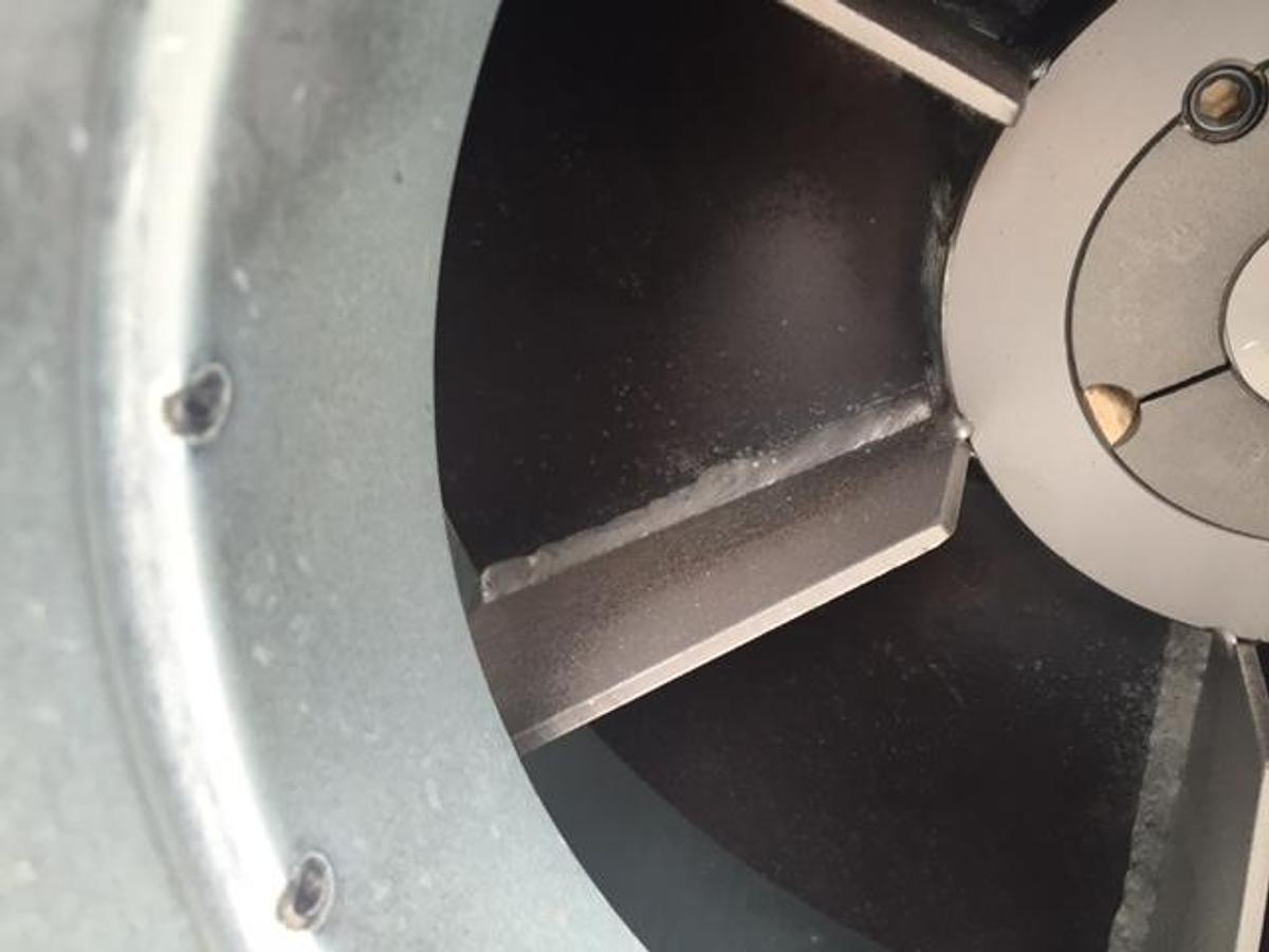 Used Chip extraction fan, hump, D 250 mm, 5.5 kW