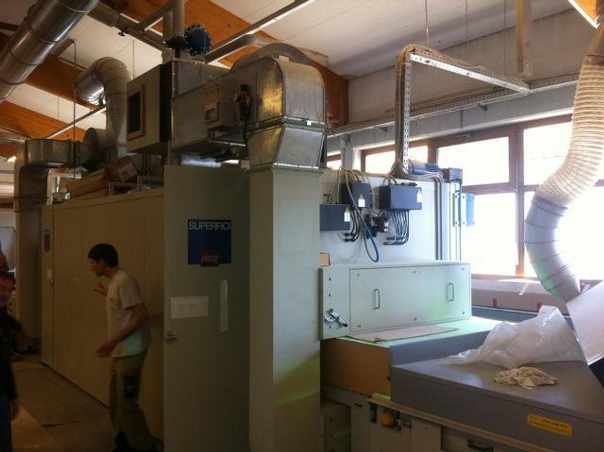 Used 5 Etagen Palettentrockner + Band 2750 mm