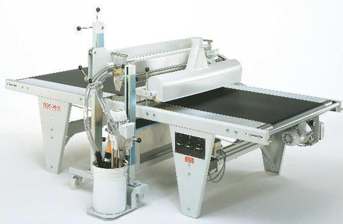 Used Leif and Lorenz paint casting machine