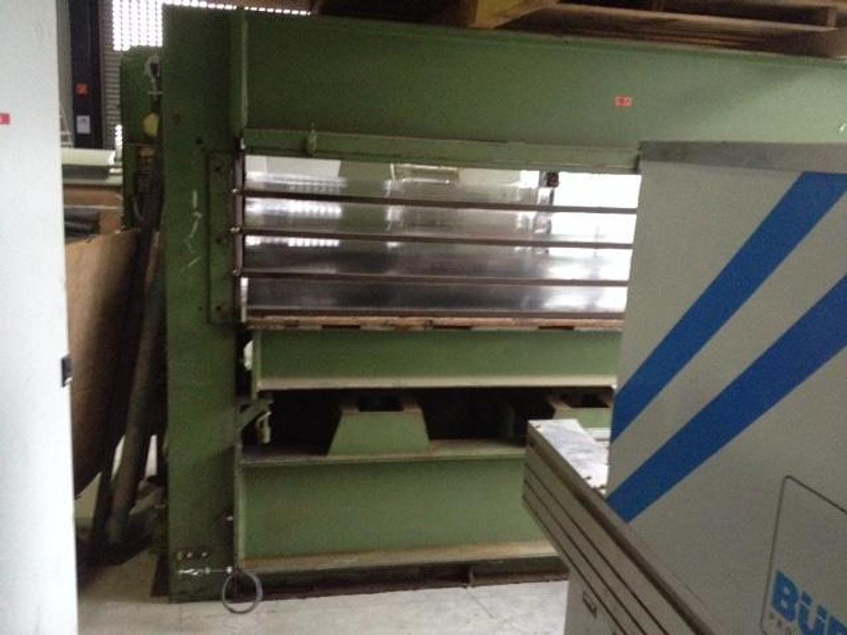 Used Veneer press Bürkle S 100, 4 decks