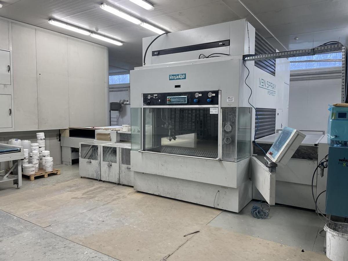 Used Lackieranlage Venjaob Perfect mit 30 Palleten Etag