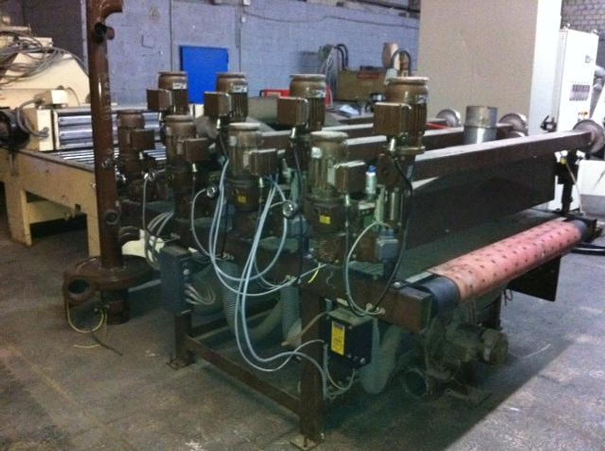 Used Distributor brushing machine Bürkle 4 brushes