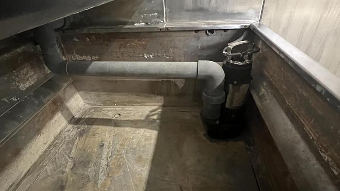 Gebraucht Wasserberieselte Spritzwand Reinox, 2.500x2.300mm