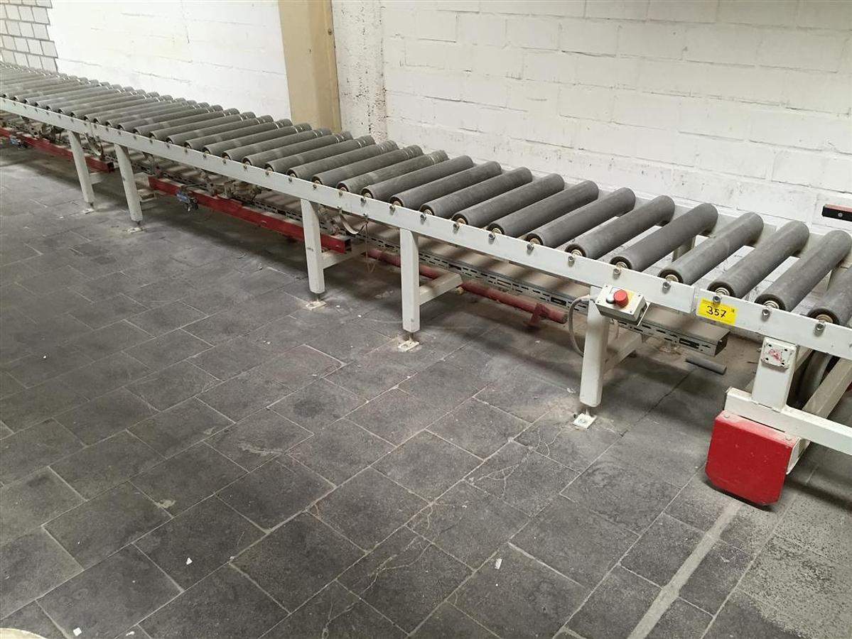 Used Roller conveyor driven with 2x cross carriage AB 600 mm