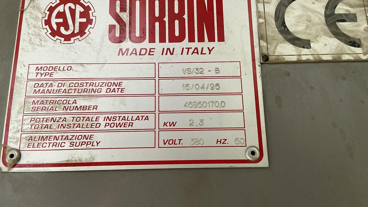 Used Dedusting machine Cefla/Sorbini VS 32 - B