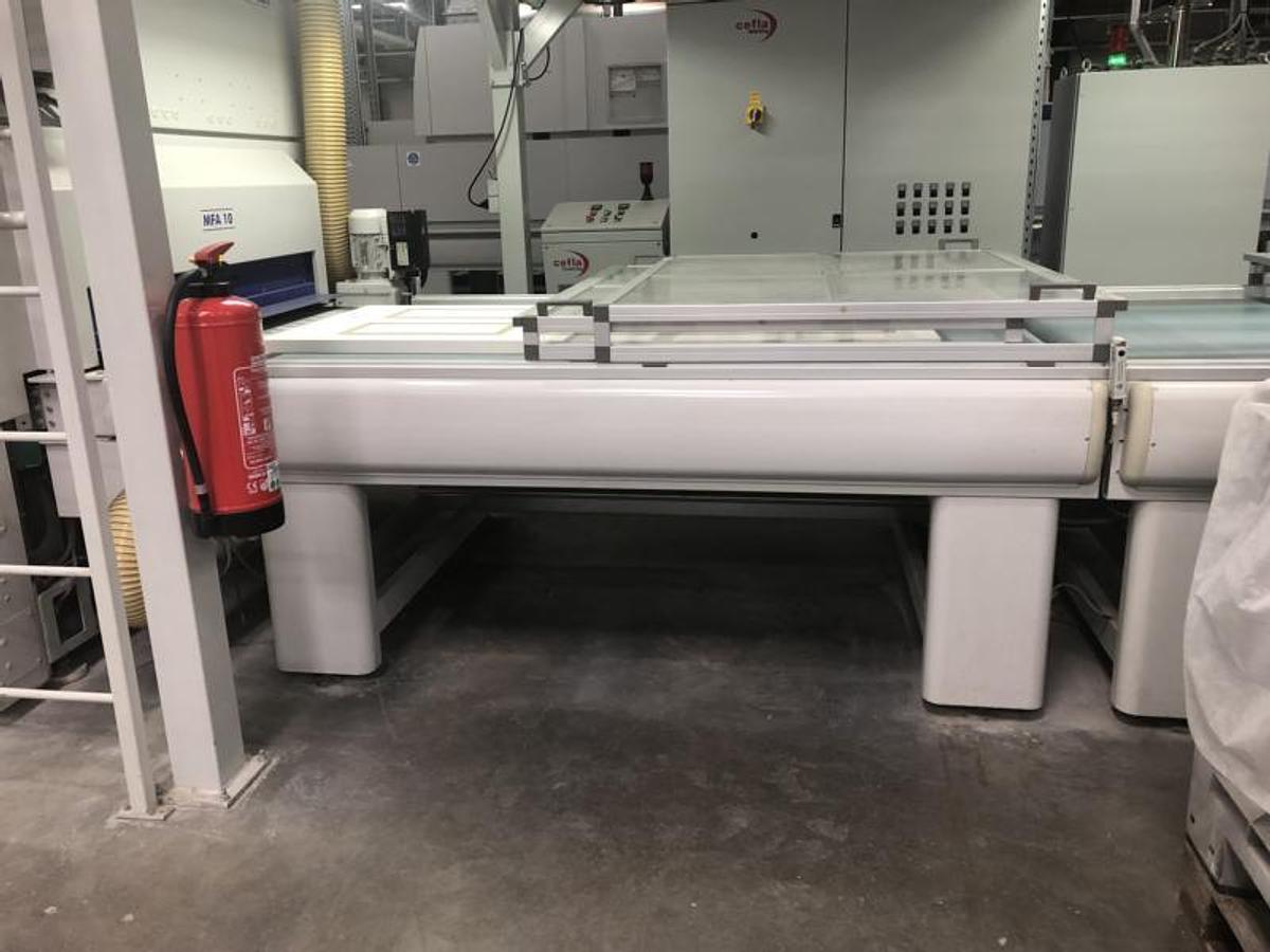 Used Gurtbandtransport Cefla TN, Länge 2.250 mm, VD